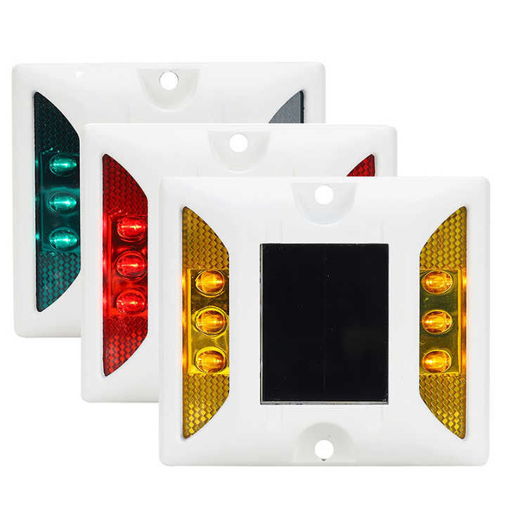 125 * 110 * 25mm Μπλε Ηλιακό LED Δρόμος Σκηνές Flashing Cat's Eye Road Marker