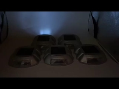 360 μοίρες Ηλιακοί οδικοί δείκτες Γάτος μάτι Σημαντικό πεζοδρόμιο Λάμψη φώτα κήπου